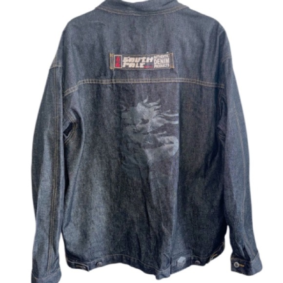 South Pole Other - NWOT Southpole Japanese Dragon Vintage Jean Denim Jckt Y2K Hip Hop Grunge Sz XXL
